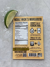 Load image into Gallery viewer, Margarita Single Serve Craft Cocktail