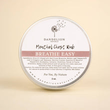 Load image into Gallery viewer, Breathe Easy Salve | Natural Vapor Rub | Chest Rub