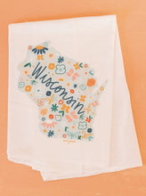 Load image into Gallery viewer, Wisconsin Floral Flour Sack Towel