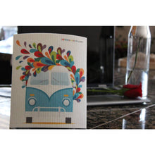 Load image into Gallery viewer, Swedish Dishcloth Hippiebus
