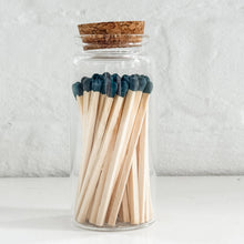 Load image into Gallery viewer, Fancy Safety Matches in 4" Glass Vial - 4 COLORS (MV50)