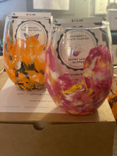 Load image into Gallery viewer, MN Themed Hand Painted Wine Glasses