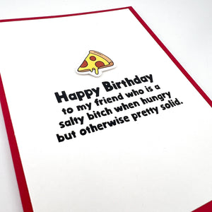 Salty Bitch birthday card 