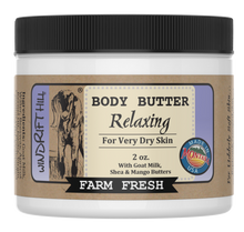 Load image into Gallery viewer, Relaxing | Goat Milk Body Butter | 2oz. Travel Size
