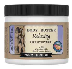 Relaxing | Goat Milk Body Butter | 2oz. Travel Size