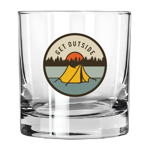 Get Outside Whiskey Glass