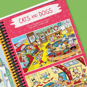 Scratch-Off Hidden Pictures Animal Puzzles