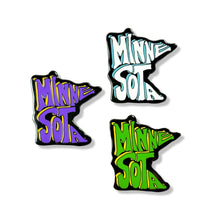 Load image into Gallery viewer, Minnesota RETRO Enamel Pin
