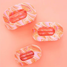 Load image into Gallery viewer, Just Keep Swimming | Medium | Flat Round Hair Clip

