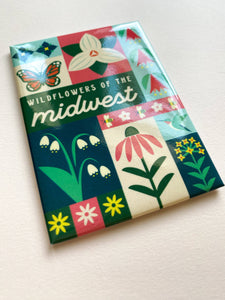 Midwest Wildflowers Hard Souvenir Magnet