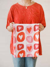 Load image into Gallery viewer, Love You | Full Pattern Flour Sack Towel, Valentine's Day
