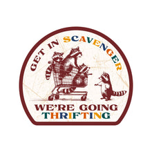 Load image into Gallery viewer, Cute Funny Thrift Shop Raccoon High Quality Vinyl Sticker
