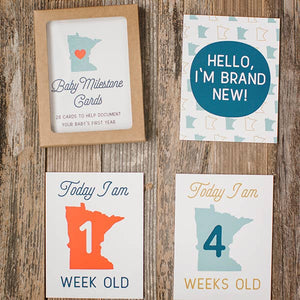 Minnesota Baby Milestone Cards