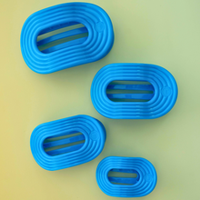 Load image into Gallery viewer, Flat Round Hair Clip | Large | Miami Vice
