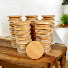 Load image into Gallery viewer, Bamboo Mason Jar Lid | Wide Mouth
