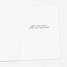 Load image into Gallery viewer, Recuperating Black Cat Get Well Card
