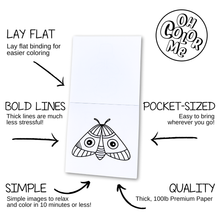Load image into Gallery viewer, Mini Coloring Book Travel Bug, 4"x4"
