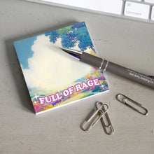 Load image into Gallery viewer, Full of Rage - Funny Sticky Note Pad
