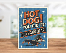 Load image into Gallery viewer, Hot Dog, Greeting Card, Funny Graduation Cards, Gifts 2025
