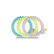 Load image into Gallery viewer, Tennis - Large Spiral Hair Coils, Hair Ties, 3-pack

