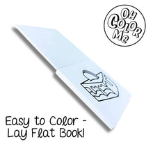 Load image into Gallery viewer, Mini Coloring Book Bugs &amp; Blooms, 4"x4"
