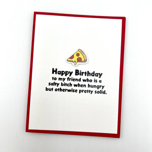 Salty Bitch birthday card 