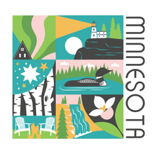 Load image into Gallery viewer, Ceramic Coffee Mug | MN Square Scenes Wrap
