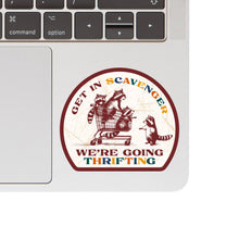 Load image into Gallery viewer, Cute Funny Thrift Shop Raccoon High Quality Vinyl Sticker
