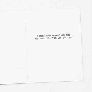 Stuffed Baby Animals New Baby Greeting Card