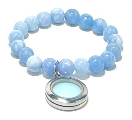 Charm  Bracelet - Aquamarine