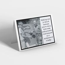 Load image into Gallery viewer, Birthday Card For Him. Trapped In A Shitshow Of A Body.
