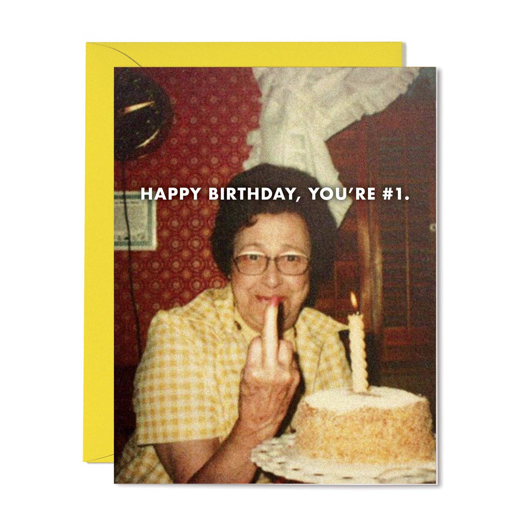 You're #1 Birthday