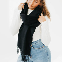 Load image into Gallery viewer, Cozy Cashmere Essential Soft Solid Scarf
