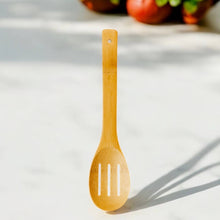Load image into Gallery viewer, Bamboo Kitchen Utensil | Slotted Spoon
