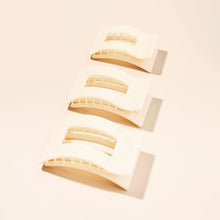 Load image into Gallery viewer, Flat Rectangle Hair Clip | Medium | Almond Beige
