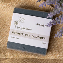 Load image into Gallery viewer, Eucalyptus Lavender Bar Soap | Essential Oil Only Soap Bar

