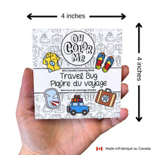Load image into Gallery viewer, Mini Coloring Book Travel Bug, 4"x4"
