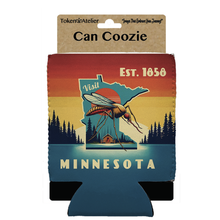 Load image into Gallery viewer, Minnesota Vintage Mosquito 12 oz Can Coozie
