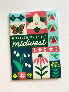 Midwest Wildflowers Hard Souvenir Magnet