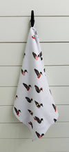 Load image into Gallery viewer, Dish towel -"Loon Love" hand painted watercolor illustrated
