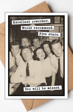 Load image into Gallery viewer, Funny Retirement Card - Excellent Co-Worker
