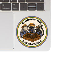 Load image into Gallery viewer, Animal Patriarchy Funny Rights High Quality Vinyl Sticker
