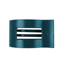 Load image into Gallery viewer, Teal With It Large Flat Rectangle Hair Clip
