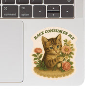 Load image into Gallery viewer, Feisty Kitty Cat Sarcastic Cute High Quality Vinyl Sticker
