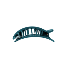 Load image into Gallery viewer, Teal With It Medium Flat Round Hair Clip
