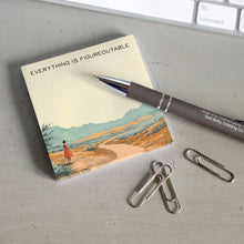 Load image into Gallery viewer, Everything is Figureoutable -  Motivational Sticky Note Pad
