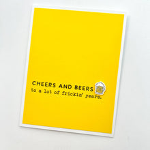 Load image into Gallery viewer, Birthday Cheers and Beers funny card
