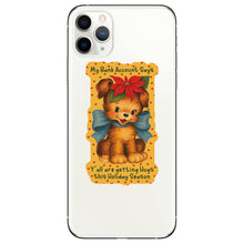 Load image into Gallery viewer, Holiday Christmas Dog Funny High Quality Vinyl Sticker 
