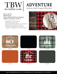 Custom Coordinate Placemat - custom or stock designs: Icon Pattern