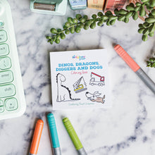 Load image into Gallery viewer, Dinos Dragons Diggers and Dogs Coloring Book
